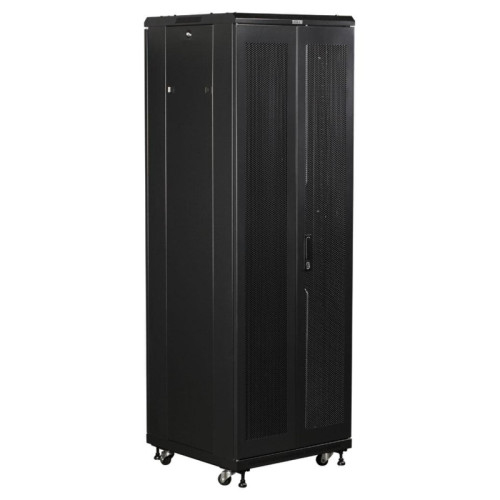 Шкаф коммутационный Lanmaster Business (TWT-CBB-22U-6X10-P1) напольный 22U 600x1000мм пер.дв.перфор. задн.дв.перфор.2-хст. 2 бок.пан. 800кг черный IP20
