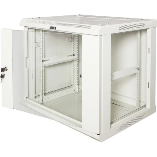 Шкаф коммутационный Lanmaster (TWT-CBWPG-6U-6X8-GY) настенный 6U 600x800мм пер.дв.стекл 60кг серый 368мм IP20