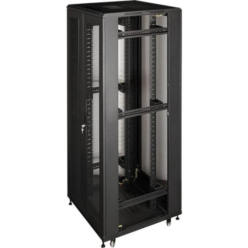 Шкаф серверный Lanmaster (TWT-CBB-42U-8X10-P1) 42U 800x1000мм пер.дв.перфор. задн.дв.перфор.2-хст. 2 бок.пан. 800кг черный Шкаф серверный Lanmaster (TWT-CBB-42U-8X10-P1) 42U 800x1000мм пер.дв.перфор. задн.дв.перфор.2-хст. 2 бок.пан. 800кг черный