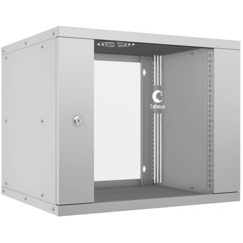 Шкаф коммутационный Cabeus (WSC-05D-9U55/45) настенный 9U 550x450мм пер.дв.стекл 30кг серый 340мм 14кг 220град. 450мм IP20 сталь Шкаф коммутационный Cabeus (WSC-05D-9U55/45) настенный 9U 550x450мм пер.дв.стекл 30кг серый 340мм 14кг 220град. 450мм IP20 сталь