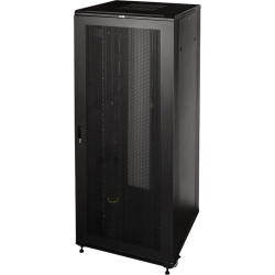 Шкаф серверный Lanmaster Business (TWT-CBB-47U-8X12-P1) 47U 800x1200мм пер.дв.перфор. задн.дв.перфор.2-хст. 2 бок.пан. 800кг черный