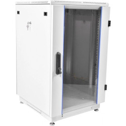 Шкаф коммутационный ЦМО (ШТК-М-30.6.6-1ААА) напольный 30U 600x625мм пер.дв.стекл задн.дв.спл.стал.лист 2 бок.пан. направл.под закл.гайки 900кг серый 455мм 75кг 180град. 1515мм