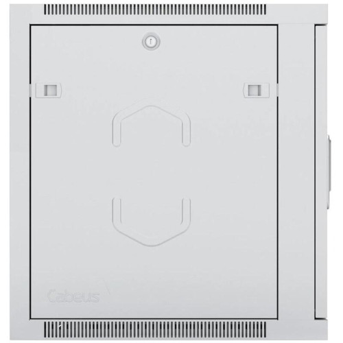 Шкаф коммутационный Cabeus (SH-05F-6U60/35) настенный 6U 600x350мм пер.дв.стекл 60кг серый 290мм 14кг 220град. 368мм IP20 сталь