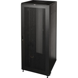 Шкаф серверный Lanmaster (TWT-CBB-42U-8X10-P1) 42U 800x1000мм пер.дв.перфор. задн.дв.перфор.2-хст. 2 бок.пан. 800кг черный