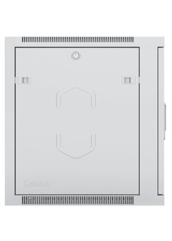 Шкаф коммутационный Cabeus (SH-05F-12U60/45-R) настенный 12U 600x450мм пер.дв.стекл 50кг серый 390мм 25кг 220град. 635мм IP20 сталь
