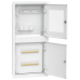 ITK LINEA R встр. двухсек. 400х850мм дв. мет. белый