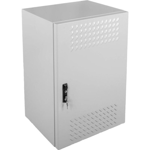 Шкаф коммутационный ЦМО (ШТВ-Н-12.6.3-4ААА-Т1) настенный 12U 620x330мм пер.дв.металл несъемн.бок.пан. 150кг серый 220мм сталь нержавеющая уличный с вентилятором с нагревателем 150Вт