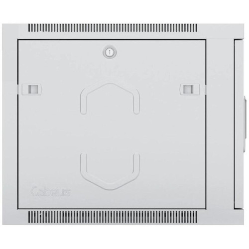 Шкаф коммутационный Cabeus (SH-05F-6U60/35M) настенный 6U 600x350мм пер.дв.металл 60кг серый 290мм 13кг 220град. 368мм IP20 сталь