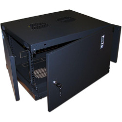 Шкаф коммутационный Lanmaster TWT-CBWNM-12U-6X6-BK 12U 600x600мм пер.дв.металл черный