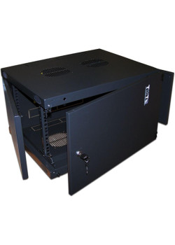 Шкаф коммутационный Lanmaster TWT-CBWNM-12U-6X6-BK 12U 600x600мм пер.дв.металл черный