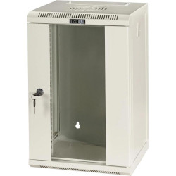 Шкаф коммутационный Lanmaster (TWT-CBW10G-6U-3X3-GY) настенный 6U 312x300мм пер.дв.стекл 30кг серый