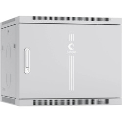 Шкаф коммутационный Cabeus (SH-05F-9U60/60M) настенный 9U 600x600мм пер.дв.металл 60кг серый 540мм 22.5кг 501мм IP20 сталь