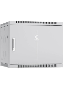 Шкаф коммутационный Cabeus (SH-05F-9U60/60M) настенный 9U 600x600мм пер.дв.металл 60кг серый 540мм 22.5кг 501мм IP20 сталь