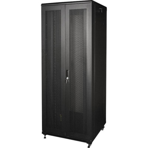 Шкаф серверный Lanmaster (TWT-CBB-42U-8X10-P1) 42U 800x1000мм пер.дв.перфор. задн.дв.перфор.2-хст. 2 бок.пан. 800кг черный Шкаф серверный Lanmaster (TWT-CBB-42U-8X10-P1) 42U 800x1000мм пер.дв.перфор. задн.дв.перфор.2-хст. 2 бок.пан. 800кг черный