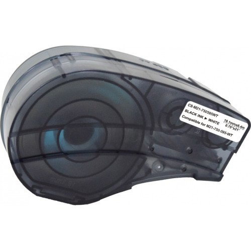 -/ Картридж ленточный Cactus CS-M21-750595WT черный для Brady BMP21-PLUS/BMP21-LAB