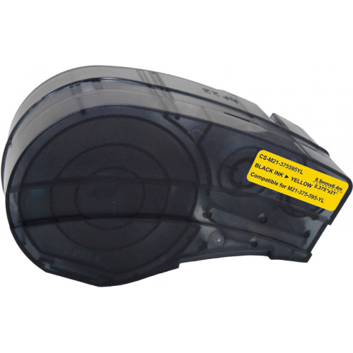 -/ Картридж ленточный Cactus CS-M21-375595YL черный для Brady BMP21-PLUS, BMP21-LAB