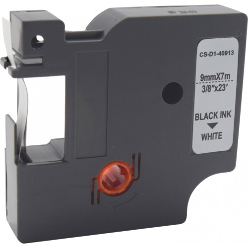 -/ Картридж ленточный Cactus CS-D1-40913 40913 черный/белый для Dymo LM 160, 210D, 280, PnP, 420P, 500 TS; Rhino Pro 6000, 5200, 4200