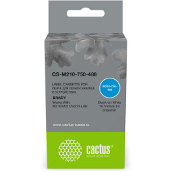 -/ Картридж ленточный Cactus CS-M210-750-488 M210-750-488 для Brady M210/M211/M210-LAB