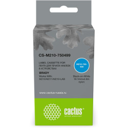 -/ Картридж ленточный Cactus CS-M210-750499 M210-750-499 для Brady M210/M211/M210-LAB