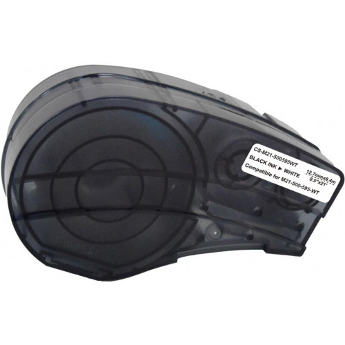 -/ Картридж ленточный Cactus CS-M21-500595WT черный для Brady BMP21-PLUS, BMP21-LAB