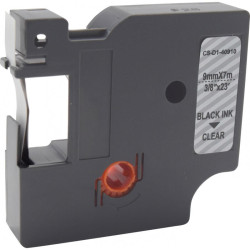-/ Картридж ленточный Cactus CS-D1-40910 40910 черный/прозрачный для Dymo LM 160, 210D, 280, PnP, 420P, 500 TS; Rhino Pro 6000, 5200, 4200