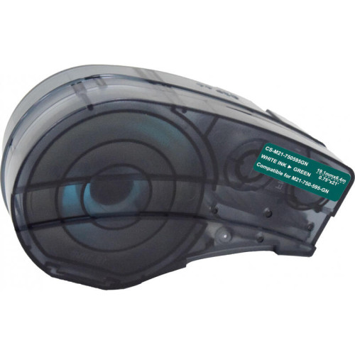 -/ Картридж ленточный Cactus CS-M21-750595GN белый для Brady BMP21-PLUS, BMP21-LAB -/ Картридж ленточный Cactus CS-M21-750595GN белый для Brady BMP21-PLUS, BMP21-LAB
