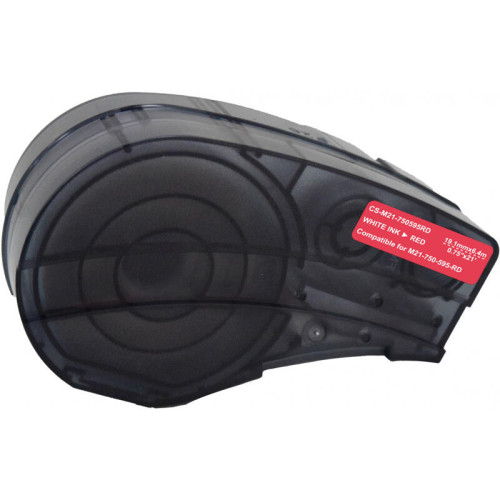 -/ Картридж ленточный Cactus CS-M21-750595RD белый для Brady BMP21-PLUS, BMP21-LAB -/ Картридж ленточный Cactus CS-M21-750595RD белый для Brady BMP21-PLUS, BMP21-LAB