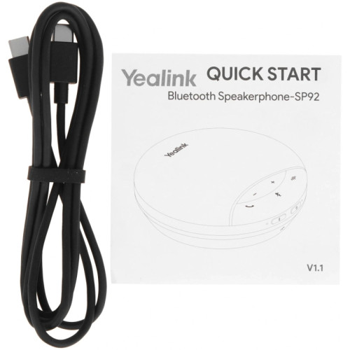 Спикерфон Yealink черный (SP92 USB-C/A)