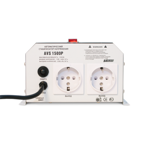 Стабилизатор POWERMAN AVS 1500P, ступенчатый регулятор, цифровые индикаторы уровней напряжения, 1500ВА, 110-260В, максимальный входной ток 12А, 2 евророзетки, IP-20, навесной, 215мм х 270мм х 110мм, 4.3 кг./ Stabilizer POWERMAN AVS 1500P, step-type regu Стабилизатор POWERMAN AVS 1500P, ступенчатый регулятор, цифровые индикаторы уровней напряжения, 1500ВА, 110-260В, максимальный входной ток 12А, 2 евророзетки, IP-20, навесной, 215мм х 270мм х 110мм, 4.3 кг./ Stabilizer POWERMAN AVS 1500P, step-type regu