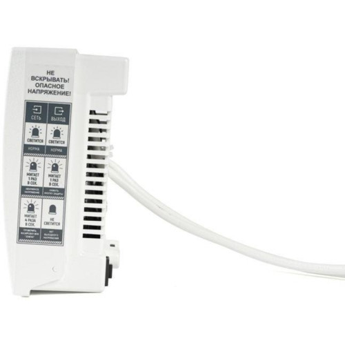 555 TEPLOCOM ST-555 mains voltage stabilizer 220V, 555VA, Uin. 145-260V