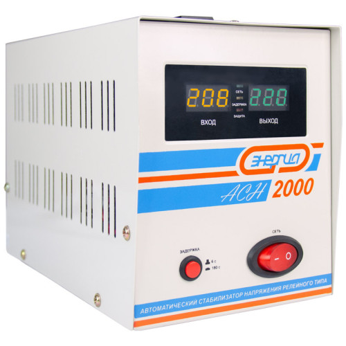 Стабилизатор АСН- 2000 ЭНЕРГИЯ с цифр. дисплеем/ Stabilizer ASN-2000 ENERGY with numbers. display Стабилизатор АСН- 2000 ЭНЕРГИЯ с цифр. дисплеем/ Stabilizer ASN-2000 ENERGY with numbers. display