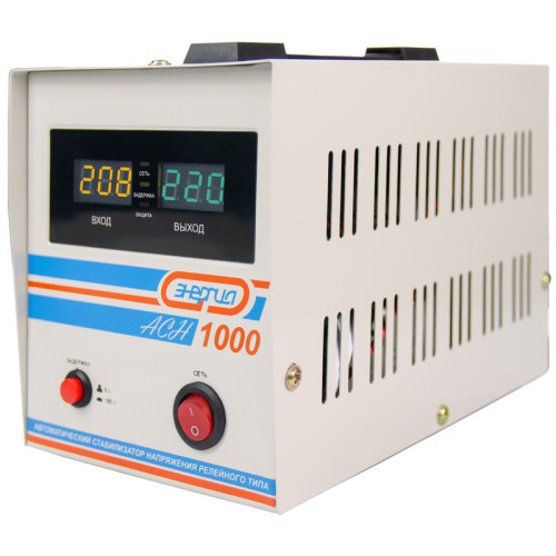 Стабилизатор АСН- 1000 ЭНЕРГИЯ с цифр. дисплеем/ Stabilizer ASN-1000 ENERGY with numbers. display Стабилизатор АСН- 1000 ЭНЕРГИЯ с цифр. дисплеем/ Stabilizer ASN-1000 ENERGY with numbers. display