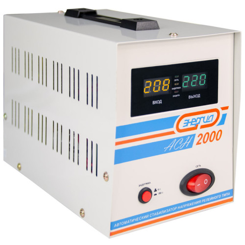 Стабилизатор АСН- 2000 ЭНЕРГИЯ с цифр. дисплеем/ Stabilizer ASN-2000 ENERGY with numbers. display Стабилизатор АСН- 2000 ЭНЕРГИЯ с цифр. дисплеем/ Stabilizer ASN-2000 ENERGY with numbers. display