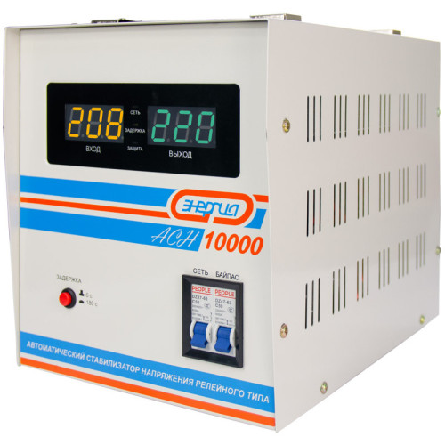 Стабилизатор АСН-10 000 ЭНЕРГИЯ с цифр.дисплеем/ Stabilizer ASN-10 000 ENERGY with digital display Стабилизатор АСН-10 000 ЭНЕРГИЯ с цифр.дисплеем/ Stabilizer ASN-10 000 ENERGY with digital display