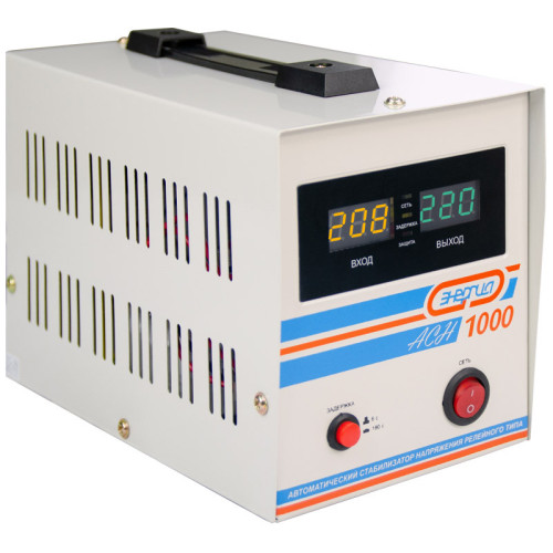 Стабилизатор АСН- 1000 ЭНЕРГИЯ с цифр. дисплеем/ Stabilizer ASN-1000 ENERGY with numbers. display Стабилизатор АСН- 1000 ЭНЕРГИЯ с цифр. дисплеем/ Stabilizer ASN-1000 ENERGY with numbers. display