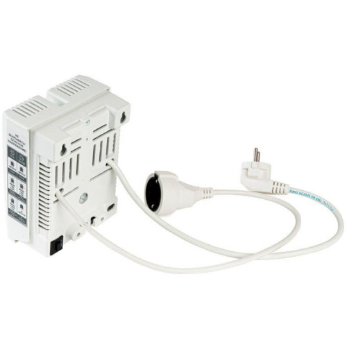 555 TEPLOCOM ST-555 mains voltage stabilizer 220V, 555VA, Uin. 145-260V