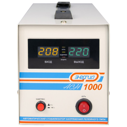 Стабилизатор АСН- 1000 ЭНЕРГИЯ с цифр. дисплеем/ Stabilizer ASN-1000 ENERGY with numbers. display Стабилизатор АСН- 1000 ЭНЕРГИЯ с цифр. дисплеем/ Stabilizer ASN-1000 ENERGY with numbers. display
