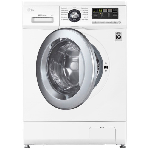Стиральная машина LG Mega 2 Refresh F1096ND3 класс: A загр.фронтальная макс.:6кг белый инвертер Стиральная машина LG Mega 2 Refresh F1096ND3 класс: A загр.фронтальная макс.:6кг белый инвертер