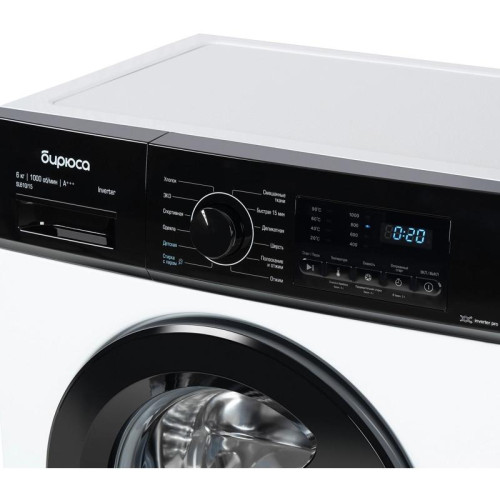 Стиральная машина Бирюса WM-SL610/15 класс: A+++ загр.фронтальная макс.:6кг белый инвертер