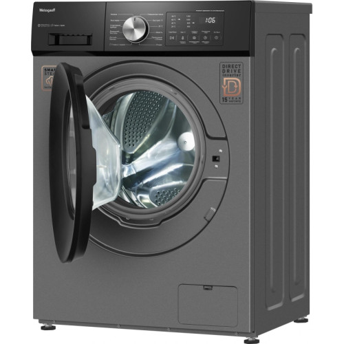 Стиральная машина Weissgauff WM 45127 Direct Drive Inverter Steam Deep класс: A+++ загр.фронтальная макс.:7кг темно-серый инвертор