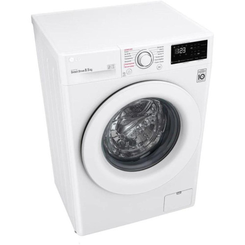 Стиральная машина LG F2V3GS3W класс: A загр.фронтальная макс.:8.5кг белый инвертер