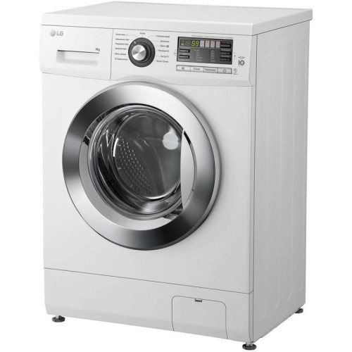 Стиральная машина LG Mega 2 Refresh F1096ND3 класс: A загр.фронтальная макс.:6кг белый инвертер