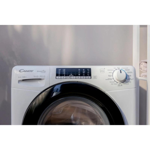 Стиральная машина Candy Smart Pro Inverter CSOW43 646TWMB-07 класс: A+++ загр.фронтальная макс.:6кг (с сушкой) белый инвертор