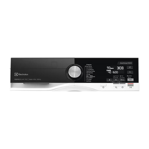 Стиральные машины с функцией сушки ELECTROLUX/ Фронтальная загрузка серия PC900, стирка 9кг / сушка 6кг, отжим 1400 об/мин, классы A-40%/A, большой ЖК дисплей, инверторный двигатель с постоянными магнитами, сушка по технологии теплового насоса Heat Pump, 