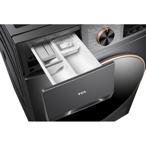 Стиральная машина TCL W-P210W класс: A+++ загр.фронтальная макс.:10кг серый инвертор