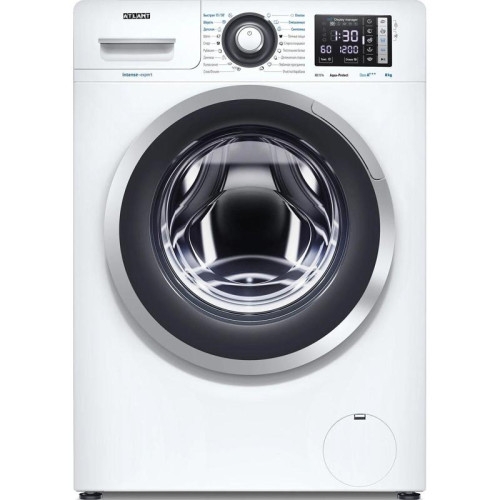 Стиральная машина Атлант СМА 80С1214-01 класс: A+++ загр.фронтальная макс.:8кг белый