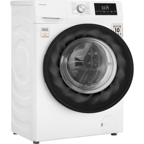 Стиральная машина Weissgauff WMD 6148 DC Inverter Steam класс: A загр.фронтальная макс.:8кг (с сушкой) белый инвертор