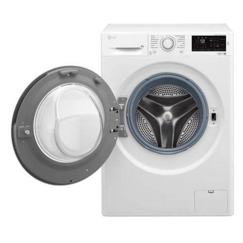 Стиральная машина LG F2J6TN0W класс: A загр.фронтальная макс.:8кг белый инвертор