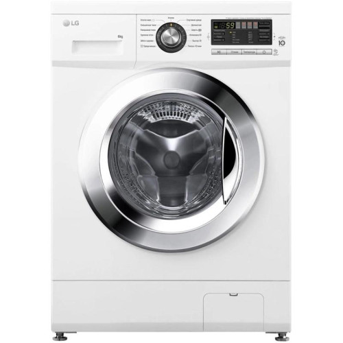 Стиральная машина LG Mega 2 Refresh F1096ND3 класс: A загр.фронтальная макс.:6кг белый инвертер