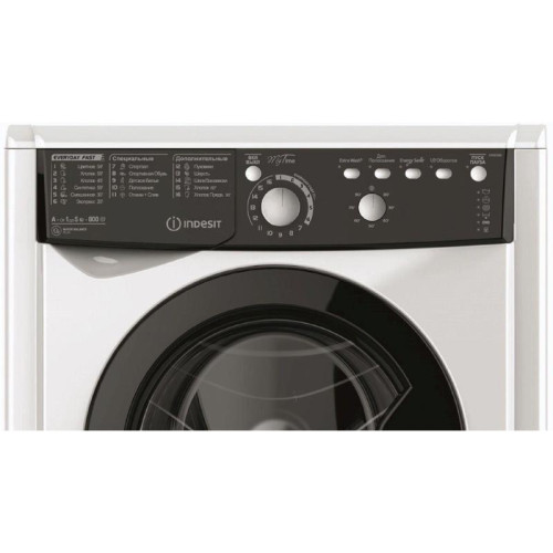 Стиральная машина Indesit EWSB 5085 BK CIS класс: A загр.фронтальная макс.:5кг белый